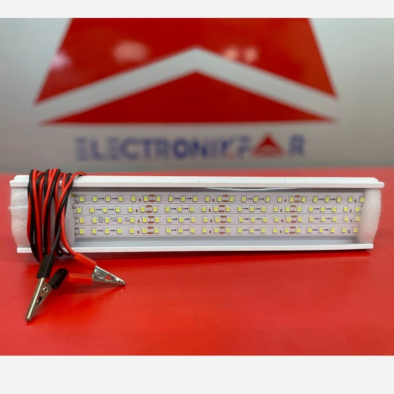 چراغ مهتابی گیره دار 12 ولت