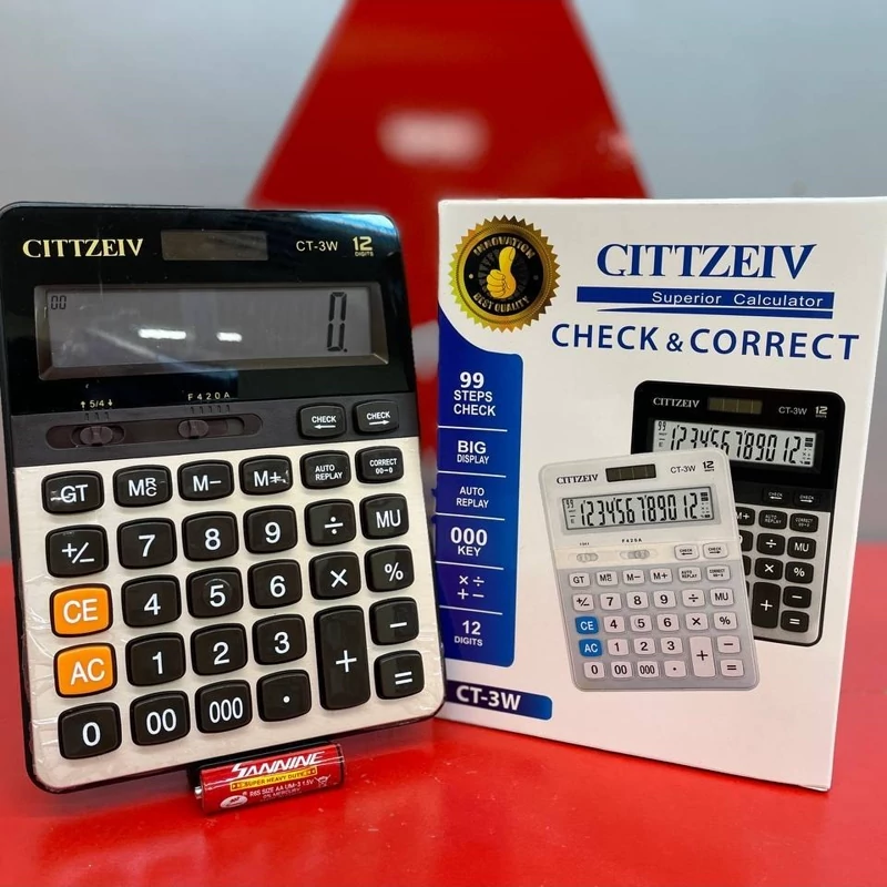 ماشین حساب طرح سیتیزن مدل CT-3W