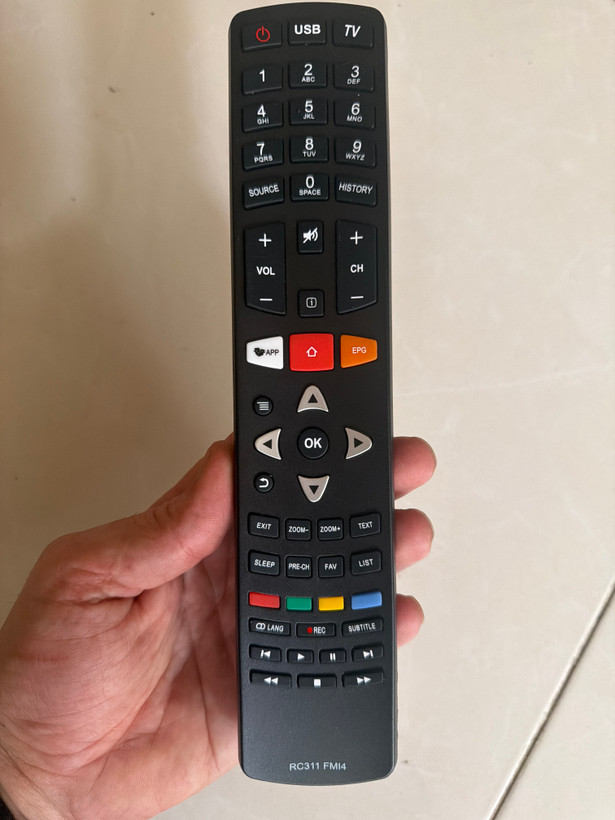 کنترل تلوزیون لئوکو و تی سی ال وایولی شرکتی همه کاره میکروسوییچ Rc311