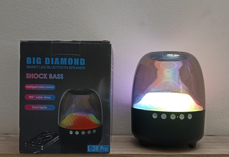 اسپیکر بلوتوثی قابل حمل Big Diamond مدلL_28pro طرح هارمن