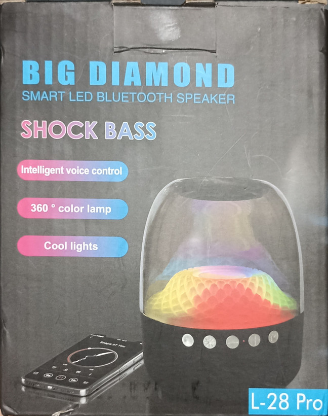 اسپیکر بلوتوثی قابل حمل Big Diamond مدلL_28pro طرح هارمن