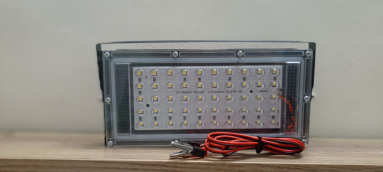 چراغ 12 ولت ماشینی ال ای دی (LED) مدل W_R Lightظرفیت50w
