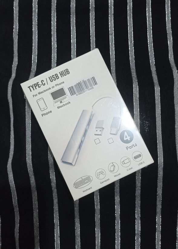 هاب تایپ سی چهار پورت usb3, فلزی, type C
