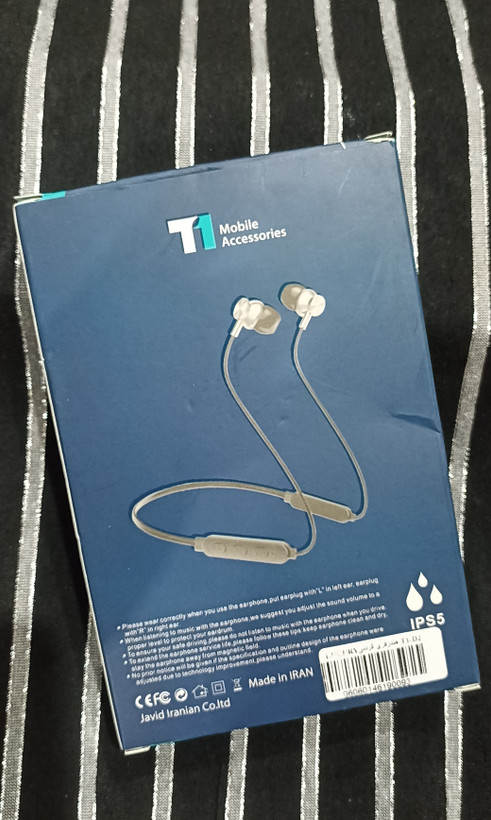 هدست گردنی بلوتوثی ورزشی مدل t1_d2