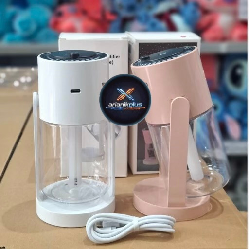 دستگاه بخور سرد رومیزی لیزردار280 میلیلیتر مدل XY-085 | رطوبت ساز USB با نور LED و مخزن