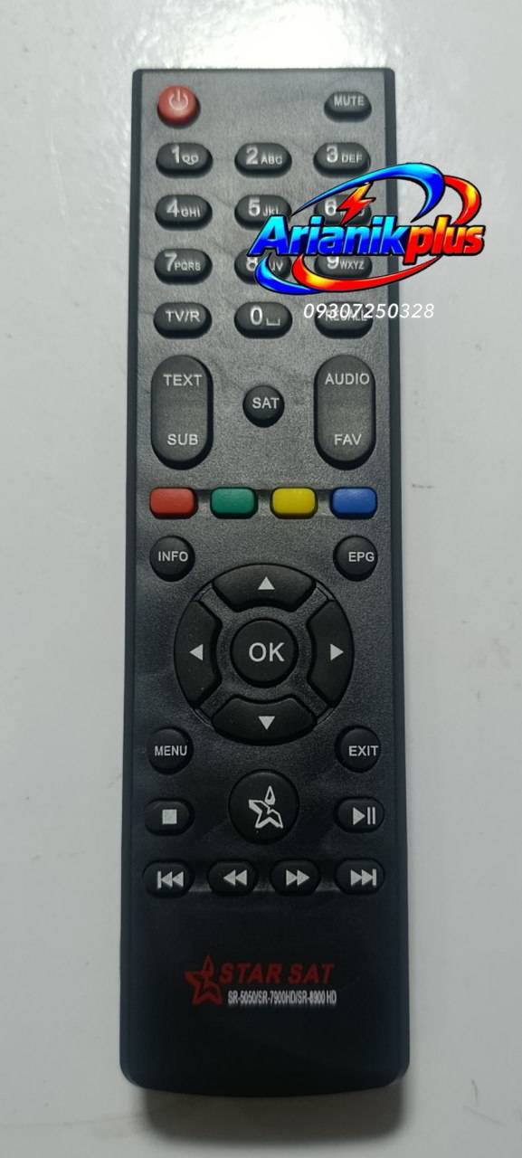 کنترل گیرنده استارست X5000