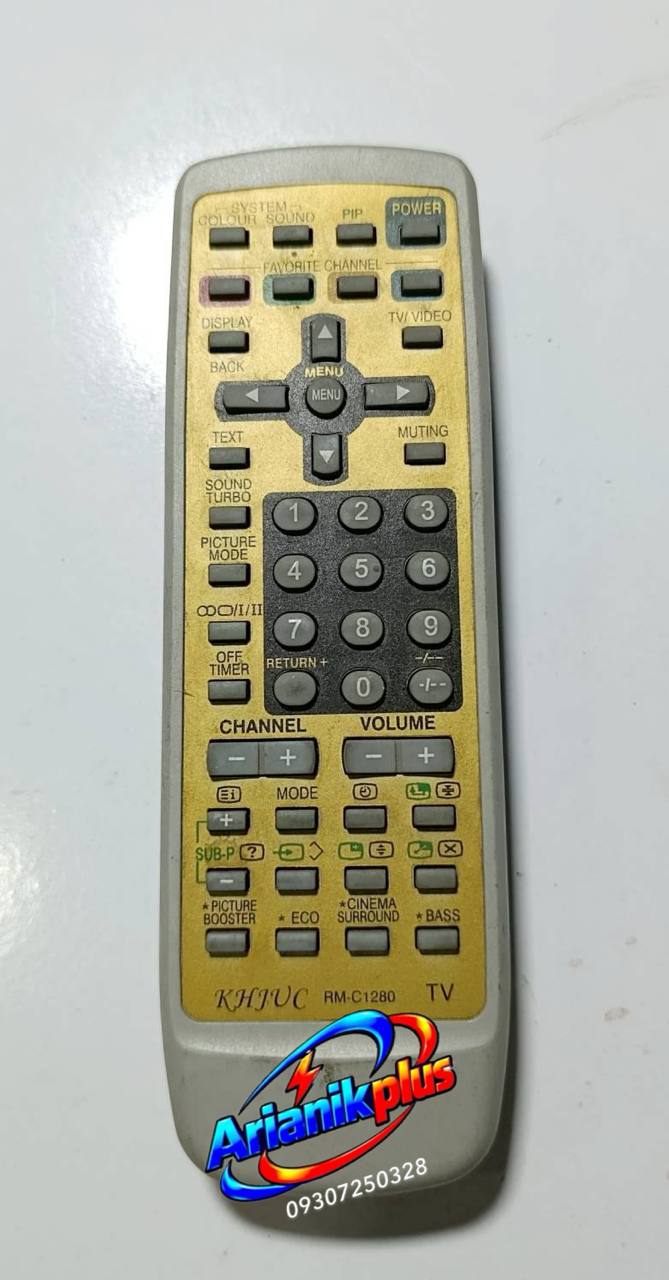 کنترل تلویزیون جی وی سی مدل Rm.c1280