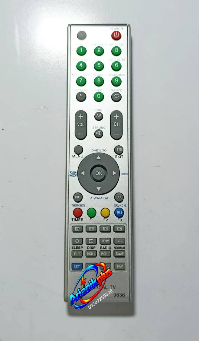کنترل تلویزیون ال سی دی LCD