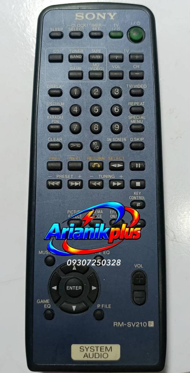 کنترل سینما خانواده سونی فابریکی اصلی SONY SV210