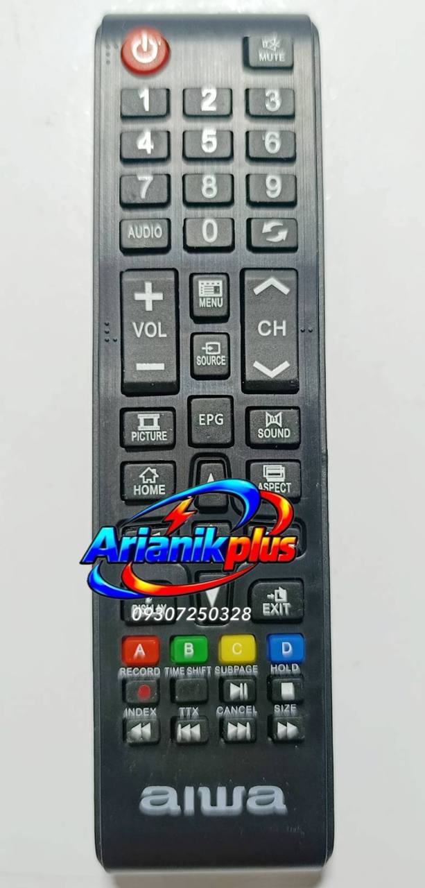 کنترل تلویزیون ایوا اصلی مدل AIWA