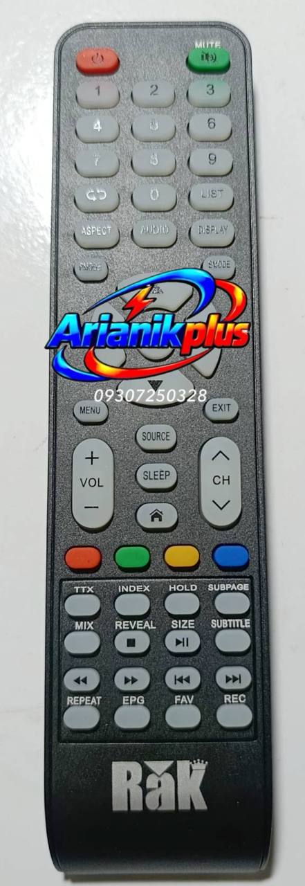 کنترل تلویزیون راک RAK