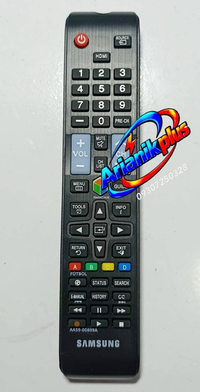 کنترل تلویزیون سامسونگ اصلی شرکتی بارکددار samsung