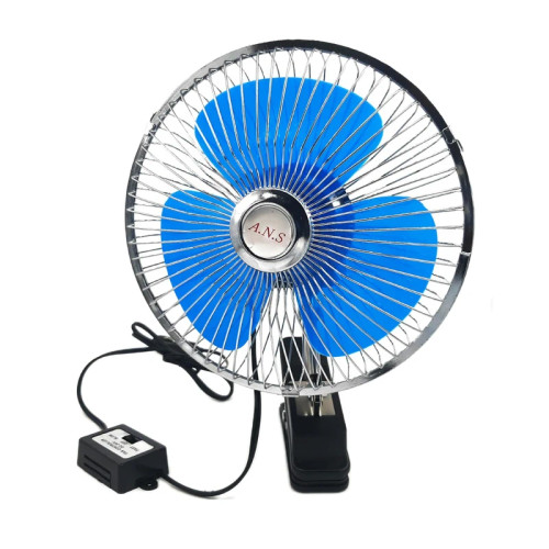 پنکه گیره دار خودرو Oscillating سایز 6 اینچ 12 ولت