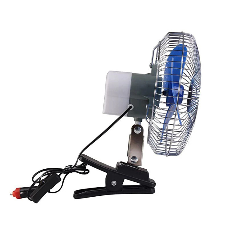 پنکه گیره دار خودرو Oscillating سایز 6 اینچ 12 ولت