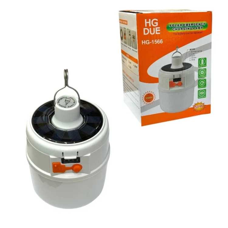 چراغ آویز چادر مدل HG-1566 با نور مهتابی